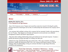 Tablet Screenshot of dowlingsignsinc.com
